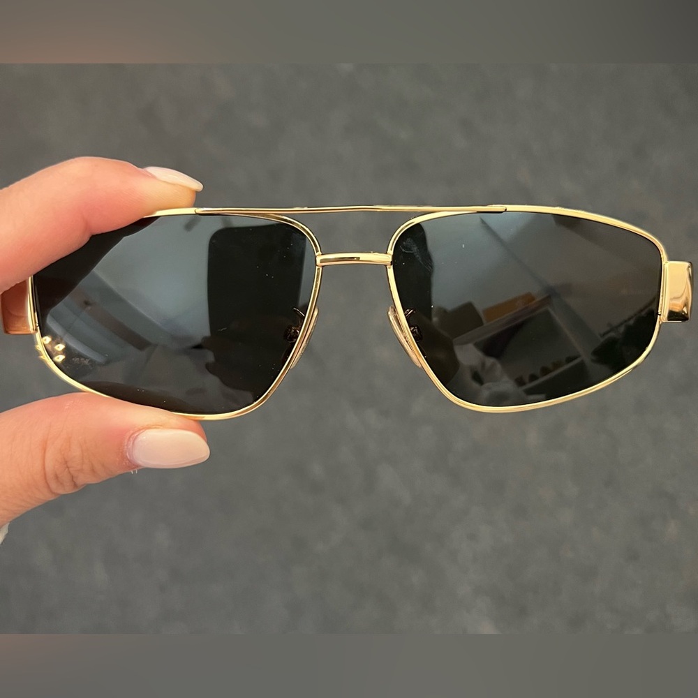 Celine Gold Frame Sunglasses